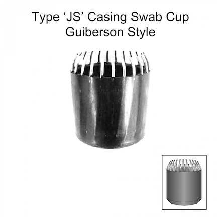 Type JS Casing Swab Cup